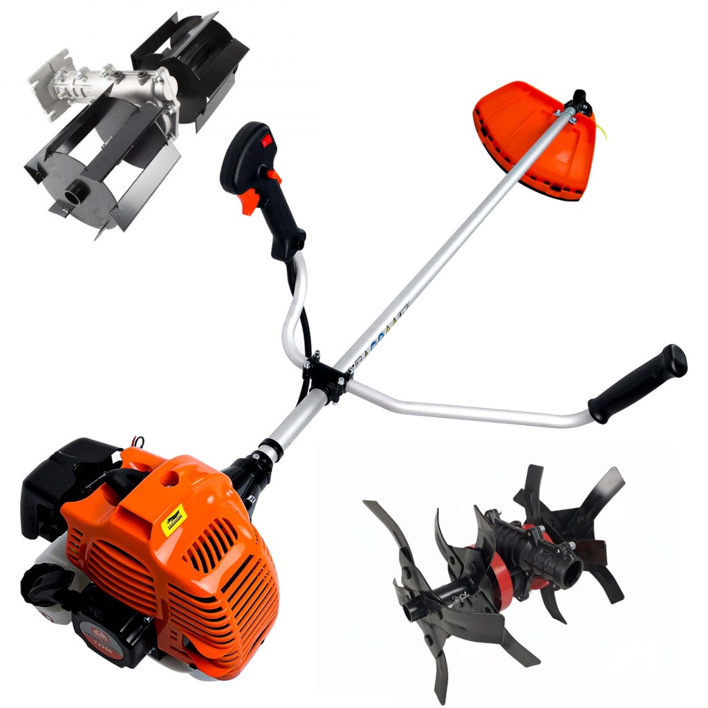 Motocoasa Alpin Profi BC430N, 4.5 CP, 2 Timpi + Cultivator + Freza